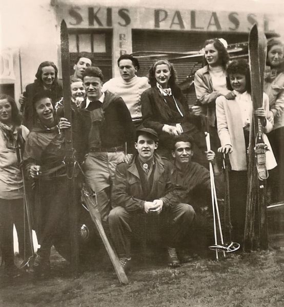 1-Un des premiers magasins de location de skis Palasset...