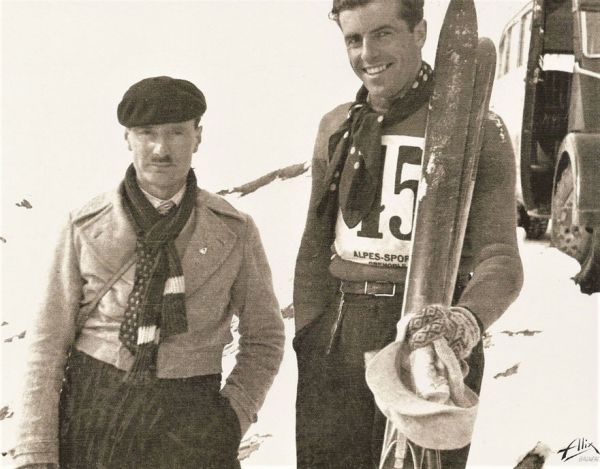 2-François Vignole à l’arrivée d’une course victorieuse...
