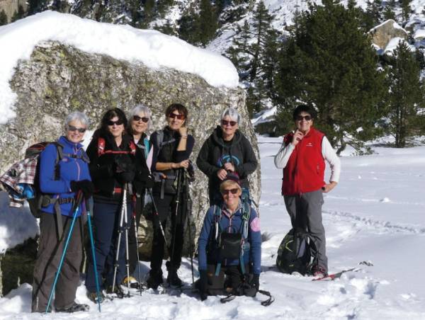 Sortie raquettes au Refuge Wallon en février 2023