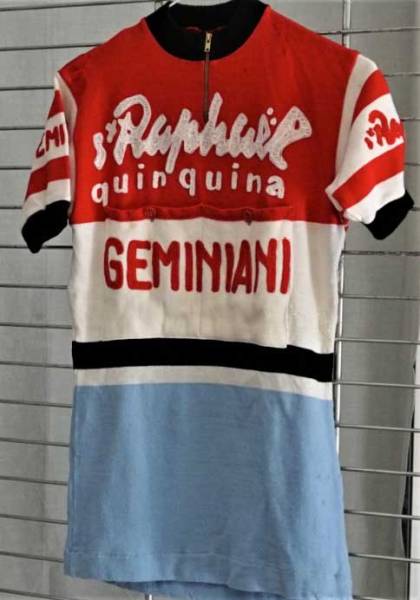 Maillot utilisé par Raphaël Géminiani, à la Vuelta 1959