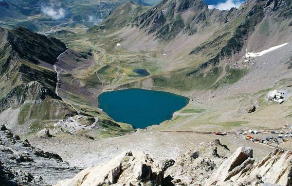 Le lac d’Oncet depuis le Pic du Midi