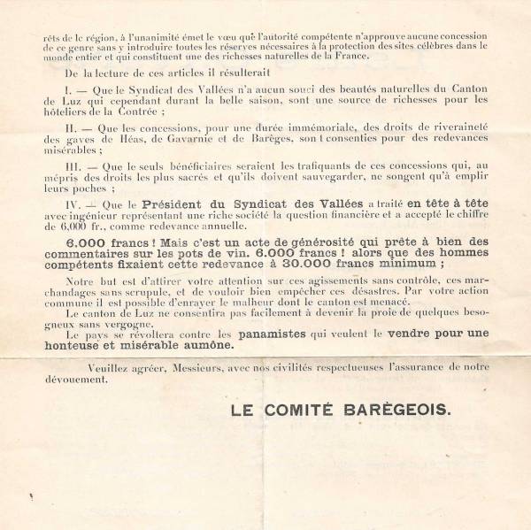 Lettre ouverte (verso)