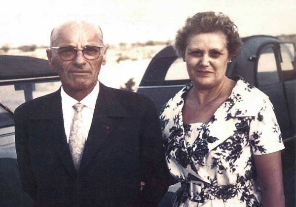 Maurice Compagnet de Génos et son épouse...