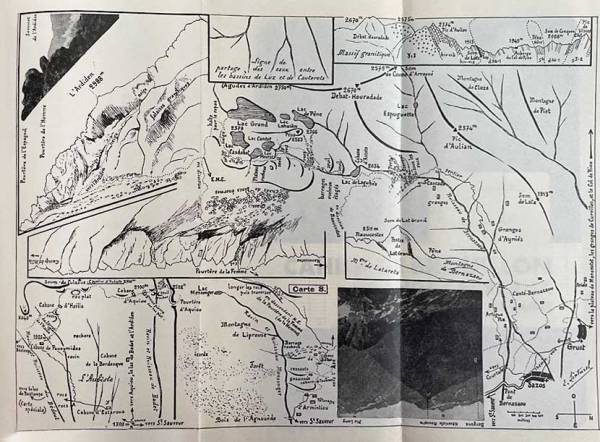 Carte imaginée, repérée, dessinée par mon Grand-Père...