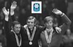Le podium olympique de la descente...