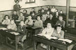 Classe de Mme Soulère, année 1955-1956