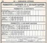 Dépliant horaires
