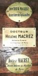Anciennes plaques du cabinet H.Macrez...