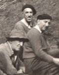 En haut : Monsieur Marty, au milieu Jean Baget (père d’André)...