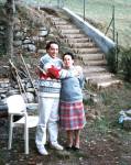 Esquièze 1988 - Simone BAUDICHON et son fils Pierre