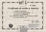 Certificat délivré par le consulat de Buenos-Aires