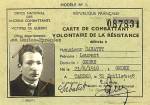Carte de combattant volontaire de la résistance...